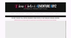 Desktop Screenshot of dgabkidsparties.com
